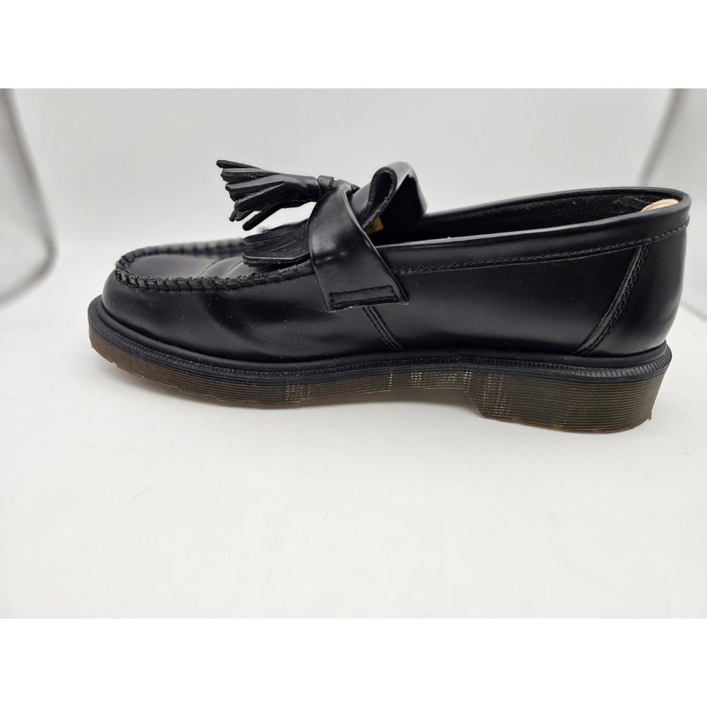 Dr. Martens Adrian Tassel Loafer Men 9 Black Smooth Leather Casual Shoes Eby3417 - Picture 7 of 11